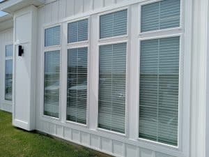 a row of windows