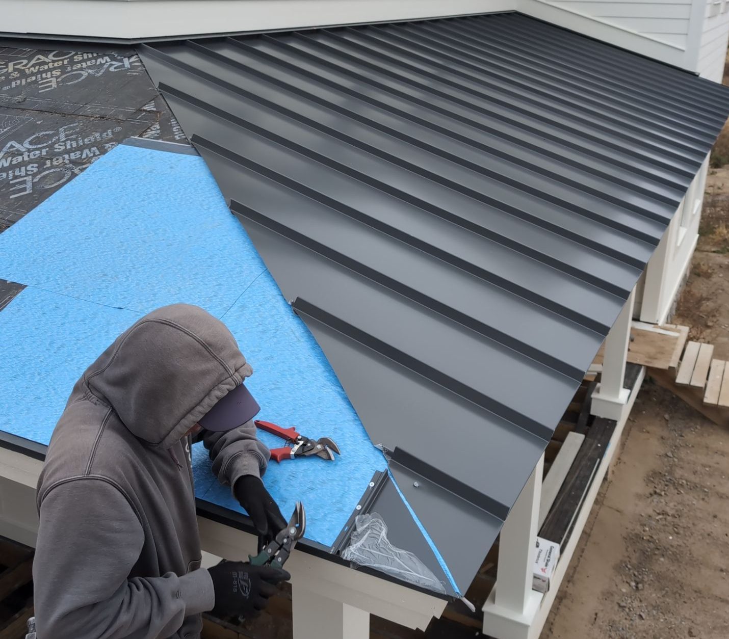 6690 Gregory Metal Roof install 4