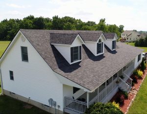 overhead of a roof