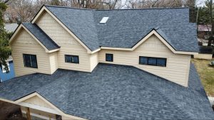 overhead shot of a roof